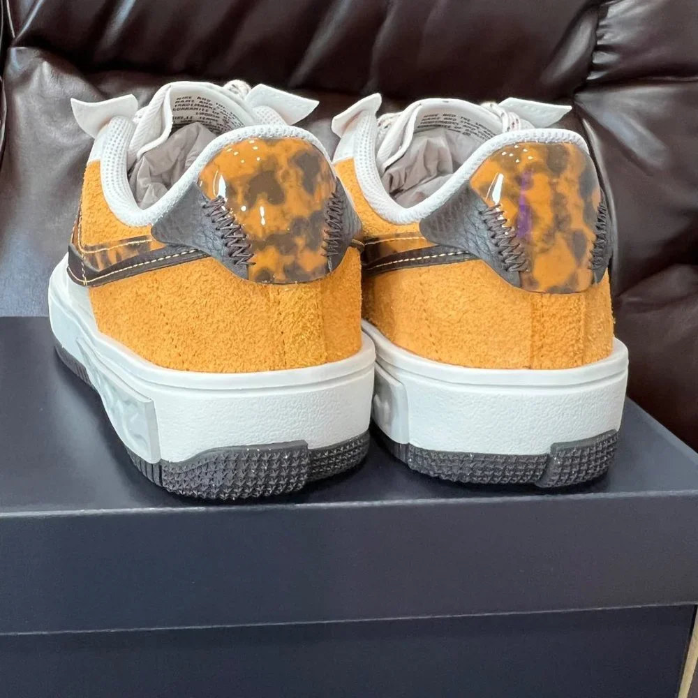 🔥SUNDAY SALE🔥 Nike Women's Sneakers - White, Gray, Orange, Brown
